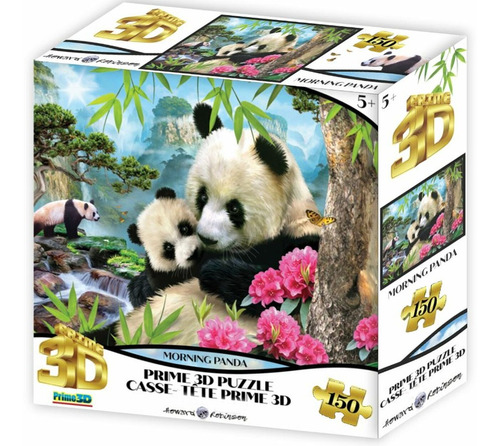 Puzzle Rompecabezas 150 Piezas Prime 3d Morning Panda