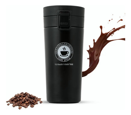 Termo De Café De Acero Inoxidable Taza D Agua Caliente 380ml