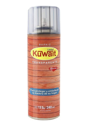 Aerosol Kuwait 240cc Barniz Transparente - Deacero