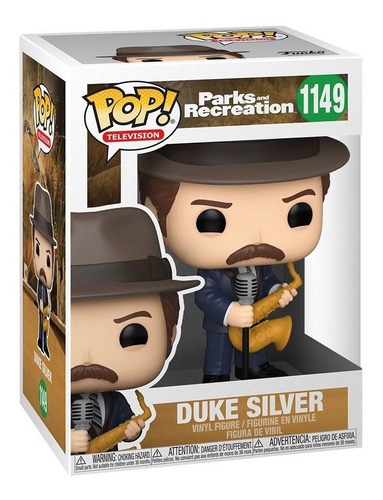 Duke Silver 1149 Funko Pop Parks And Recreaton Tv Nuevo