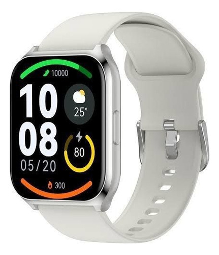 Funda impermeable para reloj inteligente Xiaomi Haylou Watch 2 Ls2 Pro, color plata, pulsera, color plata