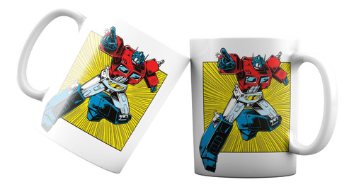 Tazón Taza Optimus Prime Transformers Monstruatazas