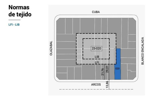 Imagen 6 de 10 de Arcos Al 2300 Y Olazabal 8,66 X 44 Enrase Completo Pb 9 Pisos Codigo Nuevo Apto 1430 M2 Vend