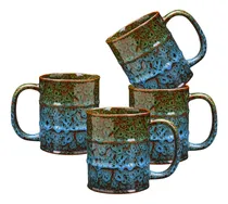 Comprar Tazas De Café Juego De 4, Tazas De Café De Cerámica De 12 Oz