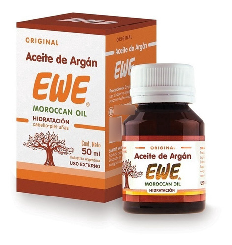 Aceite De Argán Ewe Puro Moroccan Oil 50 Ml Original