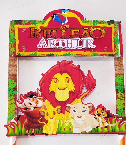 Kit Personalizados Tema Rei Leão - 30 Itens