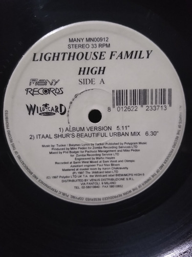 Lighthouse Family - High (single)