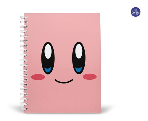Kirby Videojuegos Libreta Cuaderno Profesional Pasta Dura Lp