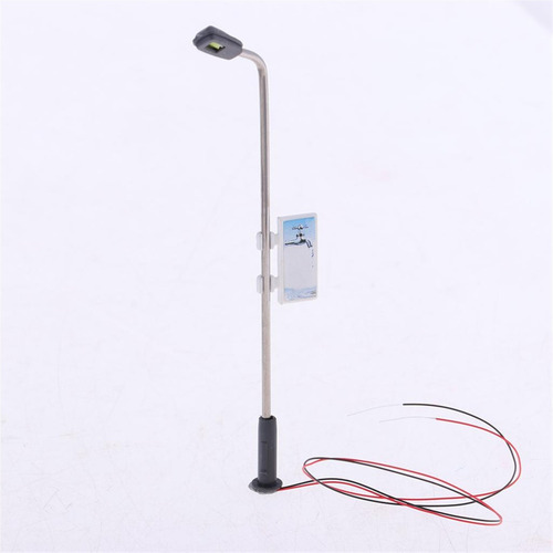 Jj Ho Scale Layout 1/200 3v Lamppost Patio Luces For Diorama