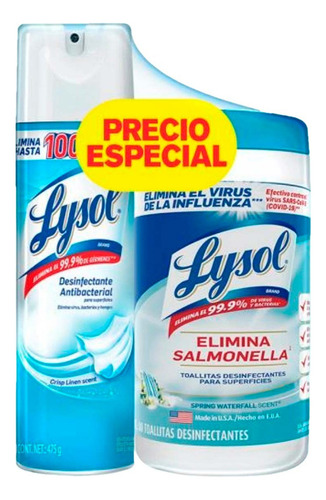Desinfectante Lysol Doypack Aerosol 475