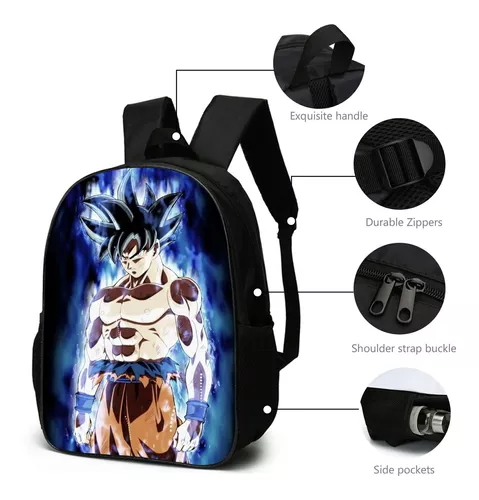 Mochila de desenho animado Dragon Ball Z, Escola de Anime Goku