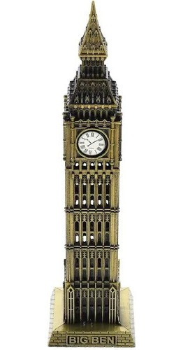 Reloj Big Ben Estructura Replica 18cm Monumentos Del Mundo 