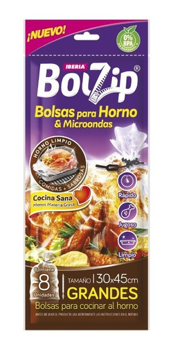 Bolzip Bolsas Para Horno Y Microondas Grandes 8 Un