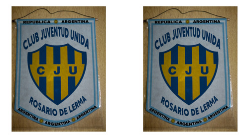 Banderin Grande 40cm Juventud Unida Rosario De Lerma