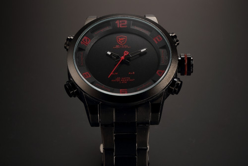 Relógio Masculino Esportivo Shark Sh 201 Led Pronta Entrega