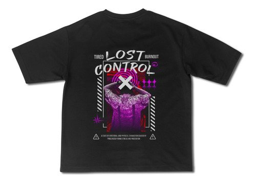 Remera Oversize Lost Control L Exclusive