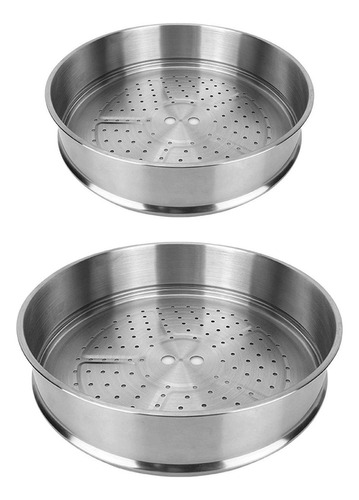 2pcs Stainless Steel Steamer Basket Meat Cooking Steam Grids