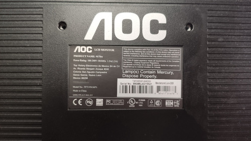 Aoc 917sw Refacciones (Usado)