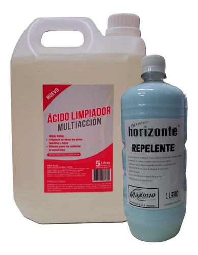 Imagen 1 de 10 de Acido Muriático Multiacción 5 L