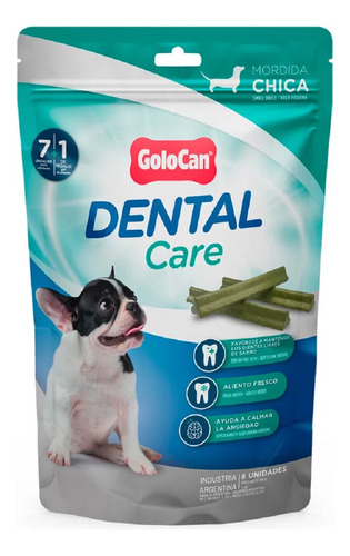 Snack Dental Care Golocan Perro Mordida Chica 144gr X 3u