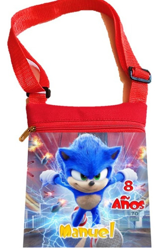 25 Dulceros Personalizados Sonic/ Recuerdo Fiesta Infantil