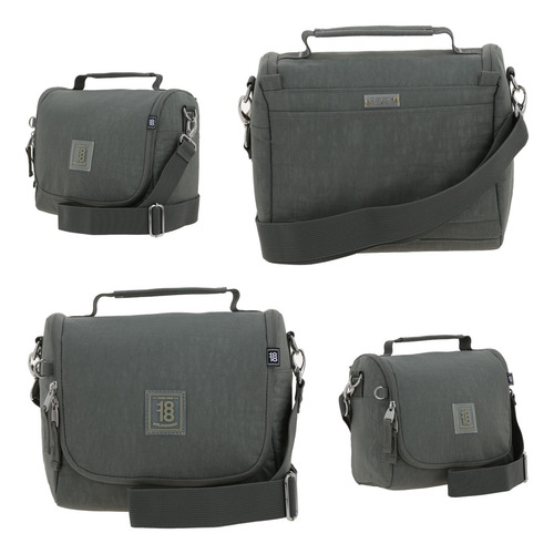 Kit Escolar Juvenil Chenson Original Con Ruedas Para Niño Gris 1