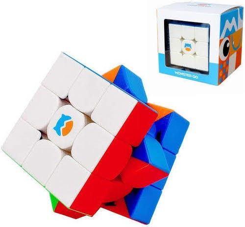 Cubo 3x3 Gan Magnético Monster Go M Color De La Estructura Stickerless