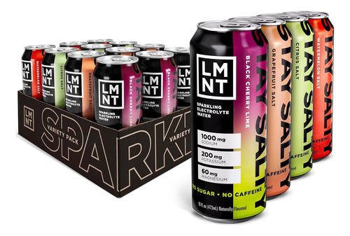 Drink Lmnt- Lmnt Agua Con Electrolitos Con Gas
