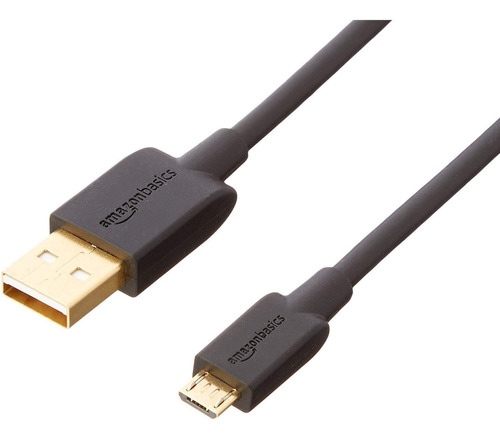 Cable Usb 2.0 A-male To Micro B Cargador, 1.8m, Negro
