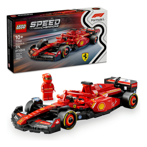 Legospeed Champions Ferrari Sf24 Formula F1 Más Piloto 77242 275 F1
