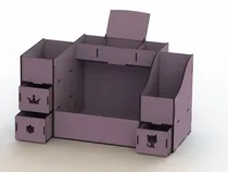 Comprar Vector De Corte Láser Cnc Caja Organizador Mdf Corel Draw