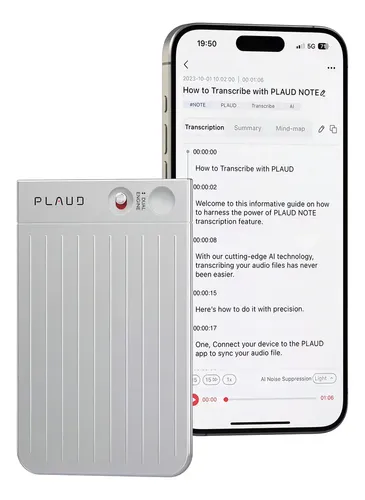 Gravador De Voz Plaud Note Com Chatgpt 64 Gb | Parcelamento sem juros