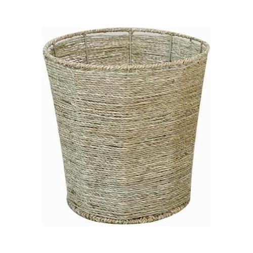 Canasta Begônia De Fibra Natural Seagrass Multiusos  25l