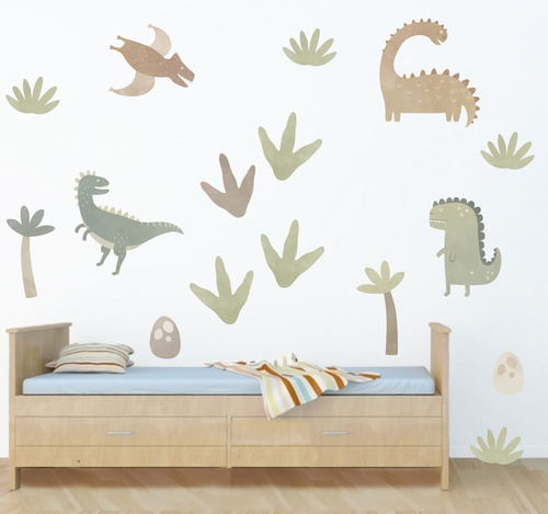 Vinilo Infantiles Dinosaurio Plancha Wall Stickers