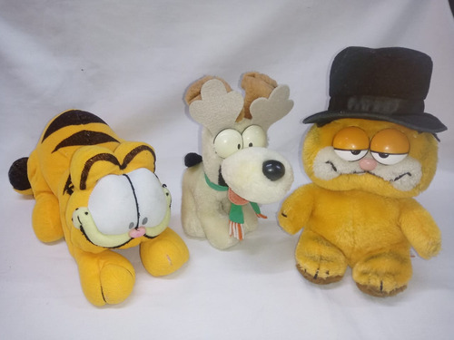 Peluche Garfield Vintage De 1978 Y Odie De Colección 