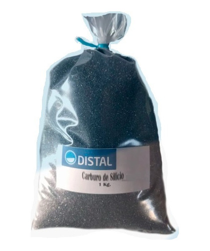 Polvo Esmeril Carburo De Silicio #150 Negro 1 Kg