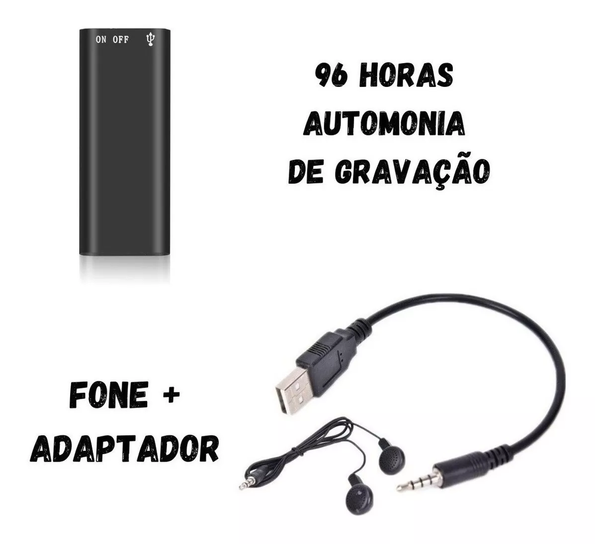 Segunda imagem para pesquisa de mini gravador espiao