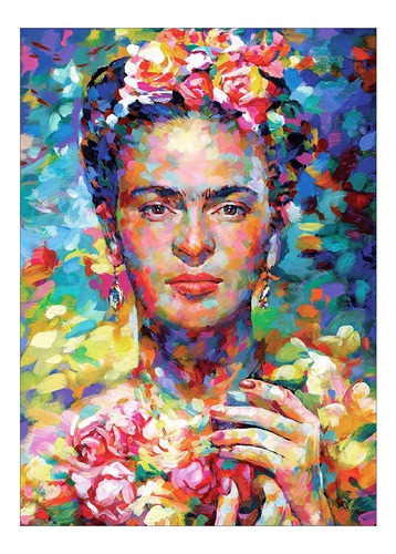 Cuadro Arte Frida Kahlo Flores