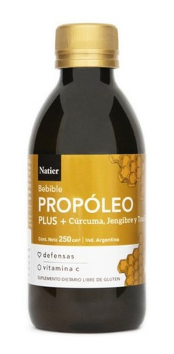 Propoleo Plus + Curcuma, Jengibre Y Tomillo Natier (250 Cm3)