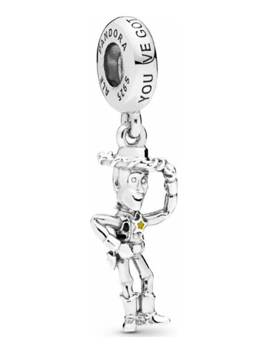 Charm Pandora Toy Story Woody Color Plateado