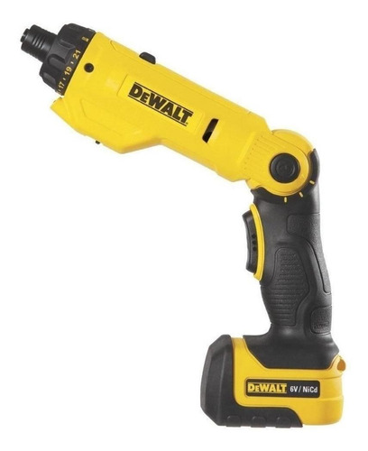 Destornillador inalámbrico DeWalt DCF060 6V amarillo