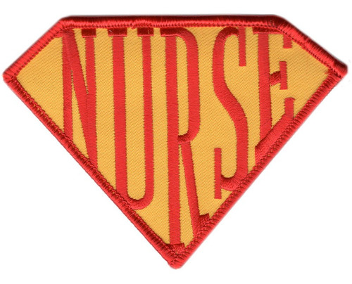 Parche Aplique Bordado Enfermero Super Nurse