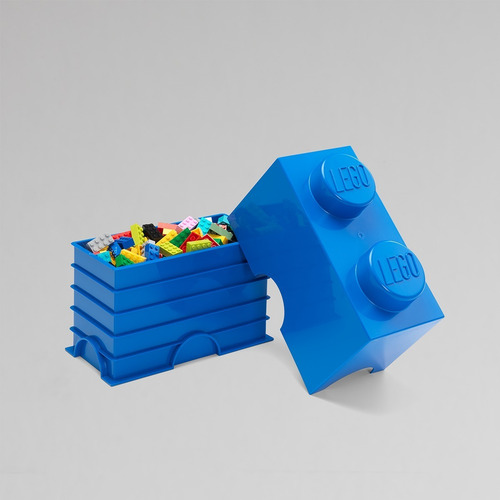 Imagen 6 de 10 de Lego Contenedor Canasto Apilable Organizador Storage Brick 2