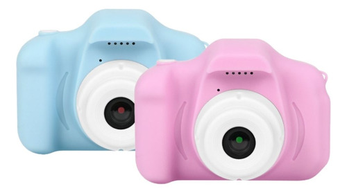 Camara Digital Infantil 2.0  Pantalla Lcd A Bateria Celeste