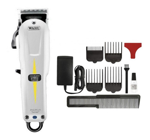 Cortadora de pelo Wahl Professional Super Taper Cordless blanca 110V/220V