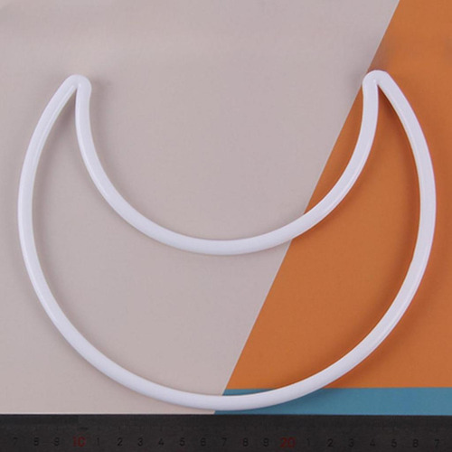 6 Piezas Crafts Diy Moon Hoop Floral Floral Making Wraath