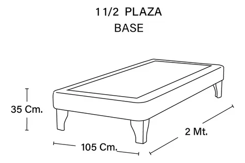 Base Europea Zen Pu 1.5 Plaza - Latam Home