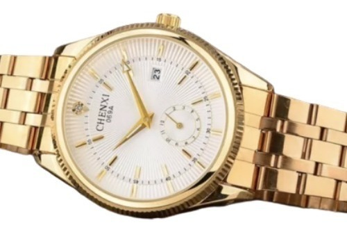 Relógio Dourado Feminino