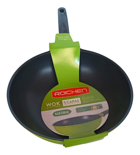 Wok Antiadherente De Teflón 28 Cm