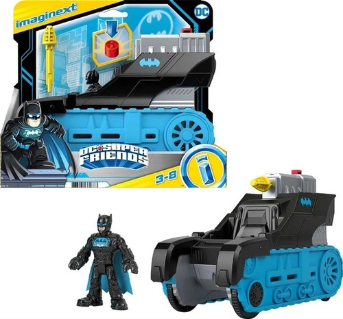 Batman + Tanque Con Luces Y Lanzador Imaginext Fisher Price